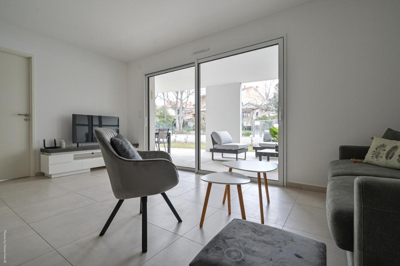 T4 Neuf - Jardin-Terrasse Et Piscine - Acces Direct Plages Et Centre Village - App C 12 생시르쉬르메르 외부 사진